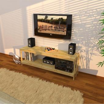 Fokai Wood Midia Solo Açık Ahşap Medya Ünitesi
