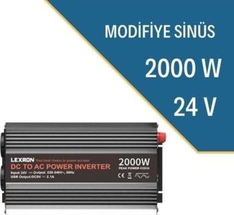 Lexron 2000W-24V Modifiye Sinüs Inverter