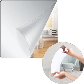 Sunup SN-24977 30x30cm Kendinden Yapışkanlı Esnek PVC Duvar Aynası Panel Sticker Çıkartma