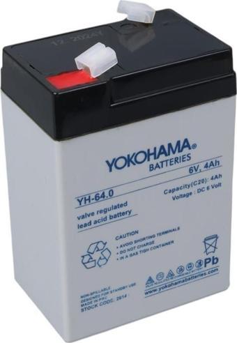 Yokohama YH-64.0 6 Volt - 4 Amper Işıldak Aküsü (70x48101 mm)