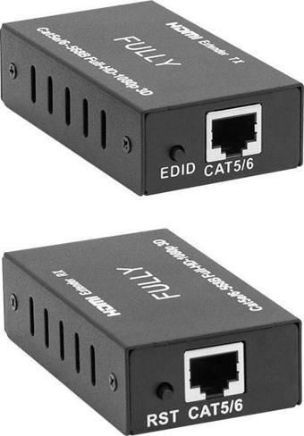 Fully 608H Hdmı To Cat5/Cat6 60 Metre Uzatıcı Extender