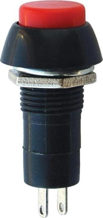 IC-186 Yuvarlak Basmalı 12 Mm Kalıcılı Buton Anahtar PBS-11A-B