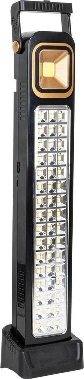 Premio PR-3838 2 Watt Cob Ledli + 48 Ledli̇ Solar Şarjlı Işıldak