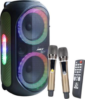 Shile SL-2012 El Mikrofonlu Kumandalı USB, SD ve Bluetooth Taşınabilir Hoparlör