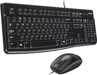 Logitech MK120 Usb Q Siyah Kablolu Klavye + Mouse Set