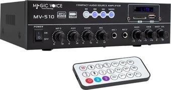 Magicvoice MV-510 50 Watt Usb-Sd-Bluetooth Girişli Hat Trafolu Anfi