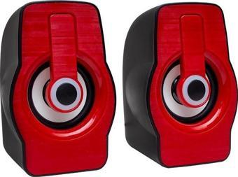 MagicVoice MV-4941 USB Hoparlör Rgb Işıklı Siyah/Mavi-Siyah/Kırmızı (2*3 Watt - 4 Ohm)