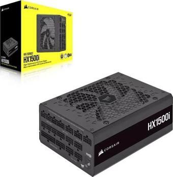 CORSAIR HX1500i 1500W ATX 3.1 & PCIe 5.1 80+ Platinum Ultra-Low Noise Tam Modüler CP-9020261-EU Güç Kaynağı