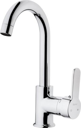 Kare Banyo Delta Mix Kısa Kuğu Lavabo Bataryası (Kare) 