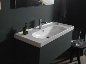 Turkuaz Arya Etajerli Lavabo 120X45 Cm(Dolap Hariç) Beyaz