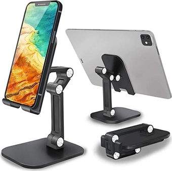 360 Derece Dönebilen Katlanabilir Ayarlanabilir Masaüstü Telefon Tutucu Stand Tablet Tutucu Stand