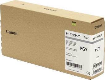 Canon PFI-1700 PGY (Photo Gray) Fotoğraf Gri Plotter Orijinal Mürekkep Kartuş 700 ml. (0782C001)