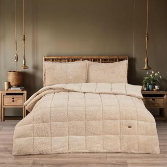 Schafer Home Deluxe Çift Kişilik Yorgan Seti 3 - Bej