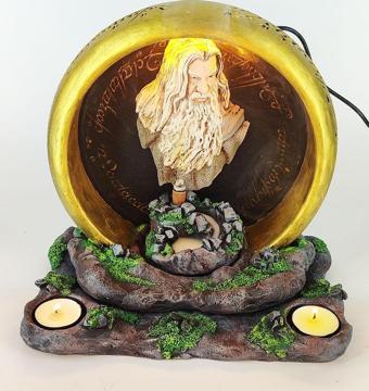 Güç Yüzüğü Gandalf Geri Akış Tütsülük ve Işıklı Mumluk