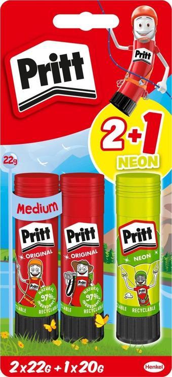 PRITT 2X22 GR +20 GR STICK YAPISTIRICI