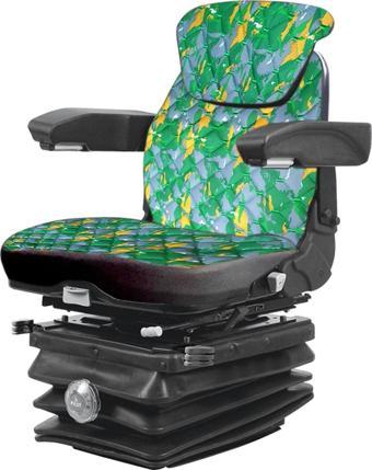 Deutz-john Deere Kabinli Traktör Koltuk Kılıfı-yeşil Kamuflaj - Ithal Impertex