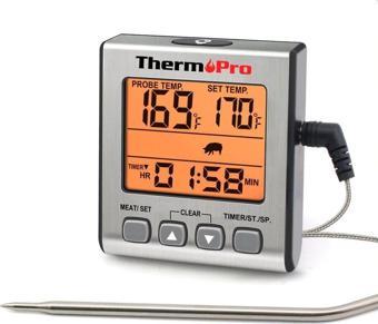 ThermoPro  Dijital Problu Et Barbekü Gıda Termometresi