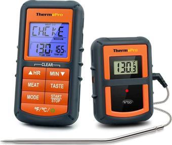 ThermoPro TP-07S Kablosuz Saplamalı Gıda Barbekü Termometresi