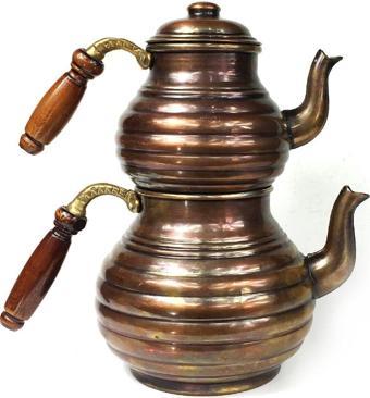 Shark Anatolia Dilimli Bakır Çaydanlık No:2