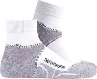 Thermoform Unisex Walking Patik Çorap Beyaz