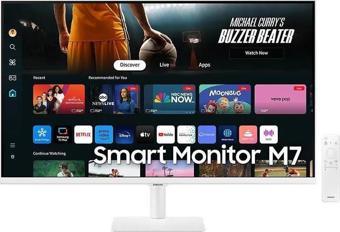 Samsung M7 M70D UHD 32'' 4ms 60Hz 4K Smart (Bluetooth+WiFi+USB+HDMI) Monitör LS32DM703UUXUF