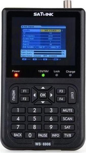 SATLINK WS 6906 Görüntülü Uydu Yön Bulucu LCD Ekran