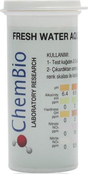 ChemBio Akvaryum Test Kiti PH Sertlik Nitrat Nitrit Alkalinite