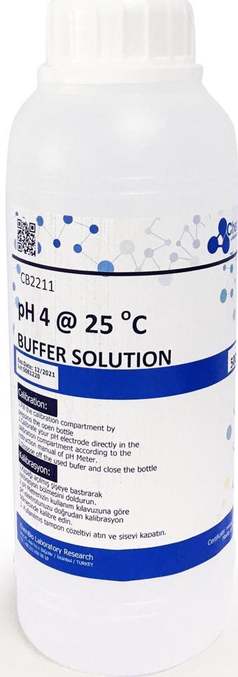 Chembio Kalibrasyon Sıvısı PH4 500ml