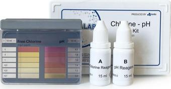 ChemBio PH ve Klor Test Kiti Havuz 0-5mg/l(ppm) Klor ve 6.8-8.2 PH