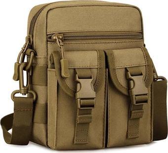 Protector Plus Omuzdan Askılı Küçük Taktik Outdoor Gündelik El Çantası Haki