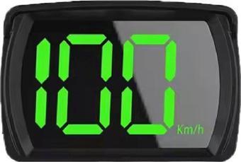 GPS Hız Ölçer Araç Motorsiklet Hız Göstergesi Dijital USB Beslemeli Otomotik Aç Kapa