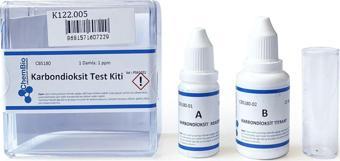 ChemBio Karbondioksit Test Kiti 70 Test Titrimetrik 1 ppm/damla