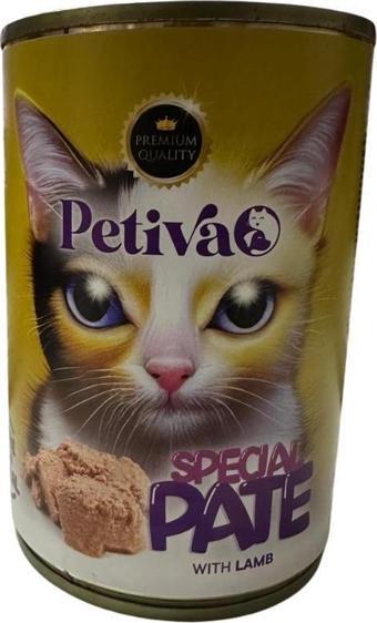PETİVA KUZU ETLİ KIYILMIŞ PATE SPECİAL KEDİ KONSERVESİ 400 GR