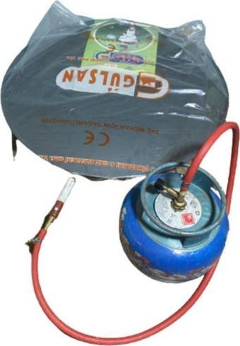 Tüplü Sac Ekmek Sacı Katmer Sacı 55 Cm Hortum Vana Setli