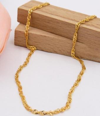 22 Ayar Altın 55 cm Singapur Zincir Kadın Kolye LKZNC1039