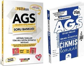 Yediiklim + Dizgi 2025 MEB-AGS Eğitimin Temelleri Mevzuatı + Soru Bankası + Çıkmış Sorular 2 li Set - Dizgi Kitap Yayınları