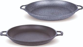 FMS Döküm Kavurma ve Gözleme Tenceresi Çift Kulplu 36cm Siyah- G3021SYH