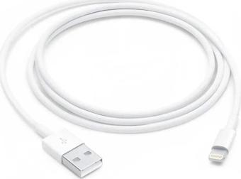 Apple Lightning to Usb Şarj Kablosu 1 Metre Beyaz MUQW3ZM/A