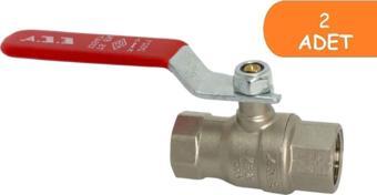 2 Adet ECA 1/2 Endüstriyel Tip Küresel  Valfi İç Vida x İç Vida PN25 602122187