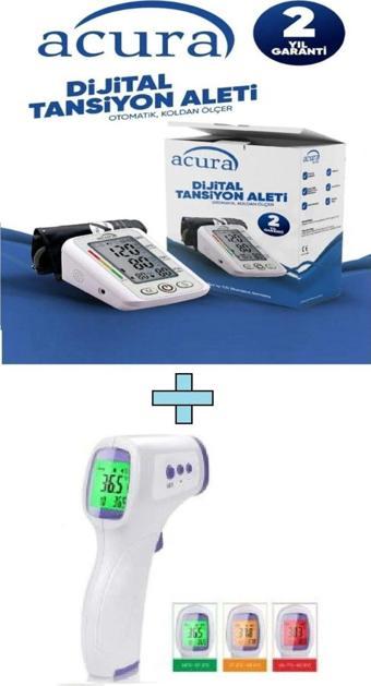 Ac-433 Koldan Ölçer Tam Otomatik Tansiyon Aleti + Ac-9270 Dijital Temassız Ateş Ölçer