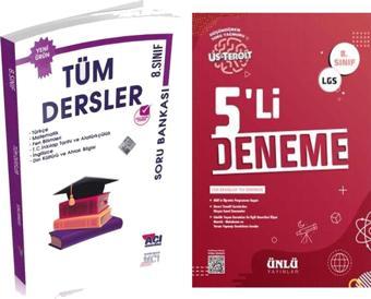 Açı Yayınları 8. Sınıf LGS Tüm Dersler Soru Bankası ve Ünlü 5 li Deneme Seti 2 Kitap - Açı Yayınları