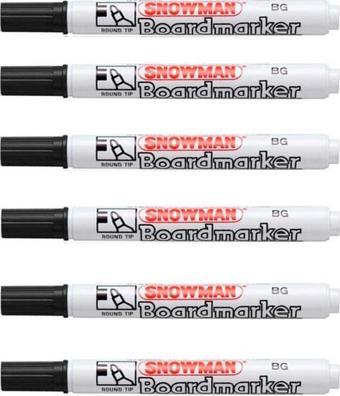 Snowman Bg-12 S Tahta Kalemi Siyah - 6 Adet