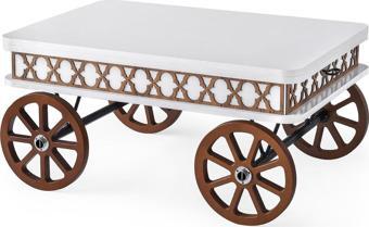 SEFA HOME 4 TEKERLEKLİ SİHİRLİ SEHPA 555 R