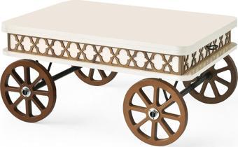 SEFA HOME 4 TEKERLEKLİ SİHİRLİ SEHPA 555 R