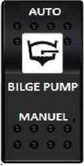 Bfy Swıtch On-Off-(On) Manuel Otomatik Sintine Pompası 12/24 V