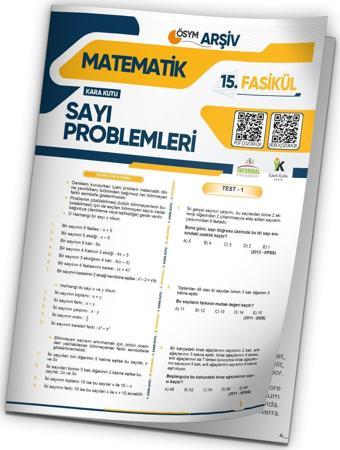 2025 TYT Matematik 15. Fasikül Sayı Problemleri Çıkmış Soru Konu Özetli - Karakutu Yayınları