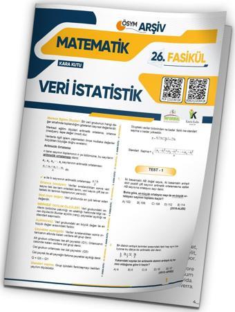 2025 TYT Matematik Veri İstatistik ÖSYM Çıkmış Soru Modüler Set 26. Fasikülü  - Karakutu Yayınları