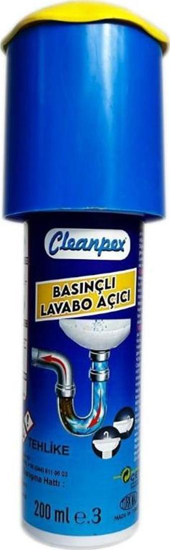 Clenpeks Basınçlı Lavabo Açıcı 200 Ml