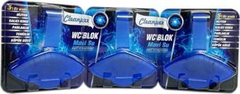 Cleanpex Wc Blok Mavi Su 3 adet (50 g*3)