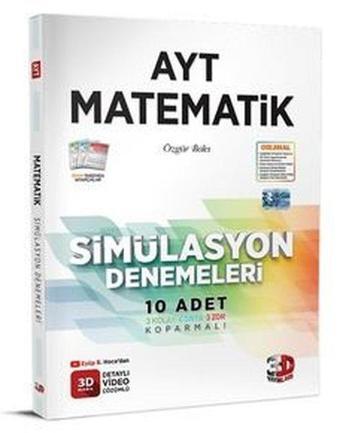 2023 AYT Matematik Simülasyon Denemeleri - Kolektif  - 3D Yayınları